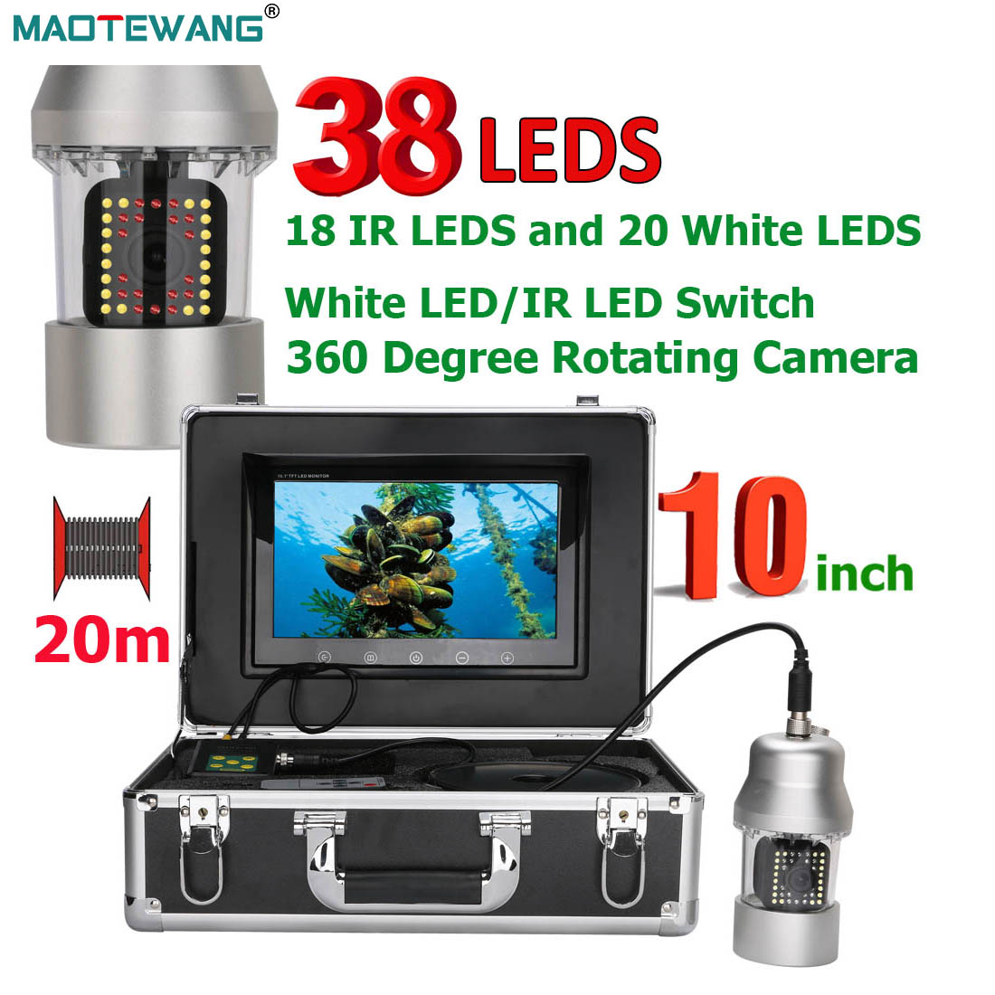 Fishing Depth Finder - MAOTEWANG kamera Video memancing bawah air,