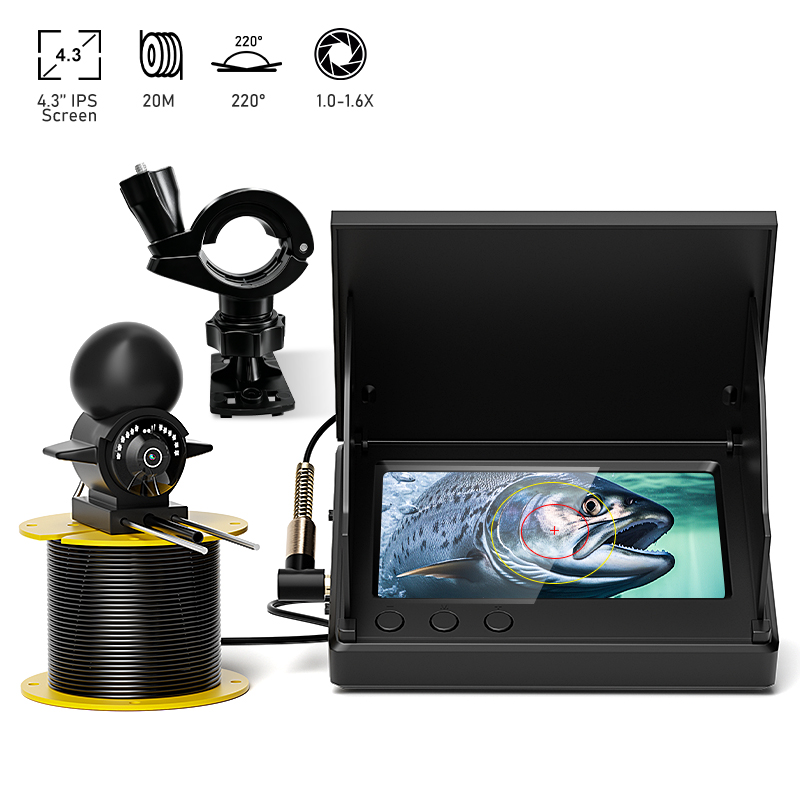 Fishing Depth Finder - 4,3'' Alat Pencari Ikan Portabel dengan