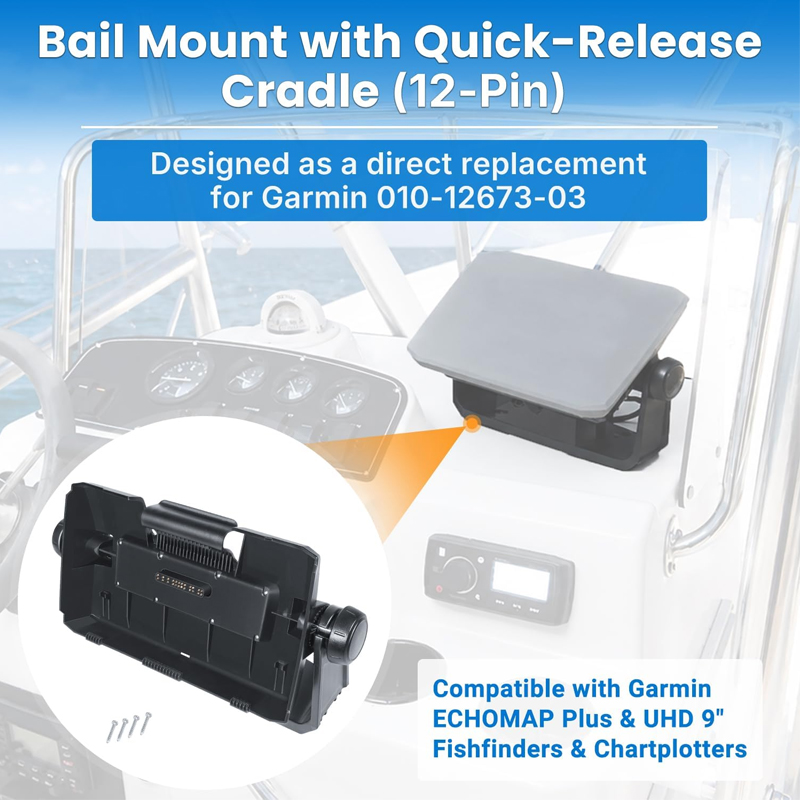 Dudukan Pengait dengan Mekanis - Fish Finder Mount ulasan dan harga